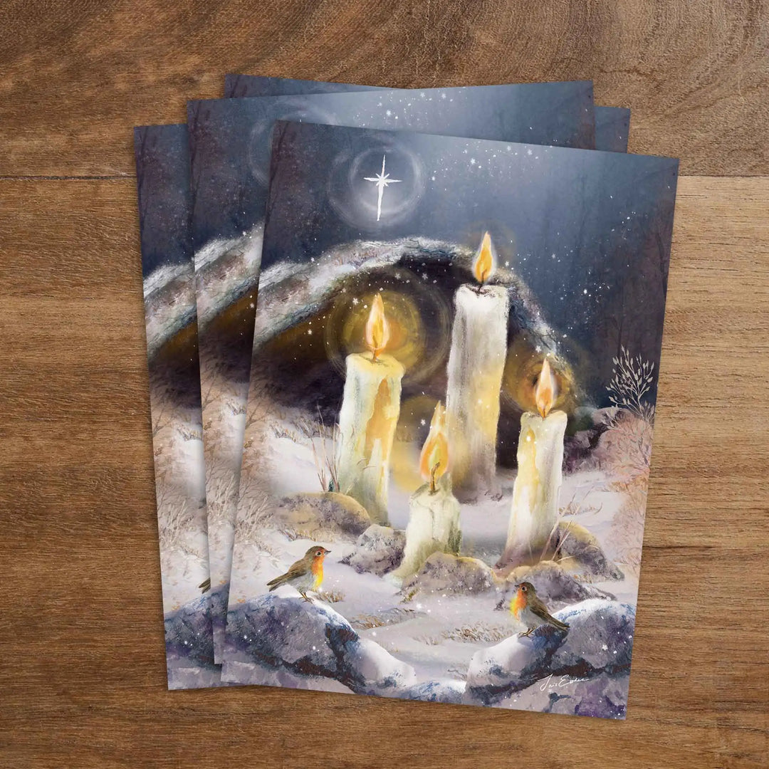 Kaart Advent Lights