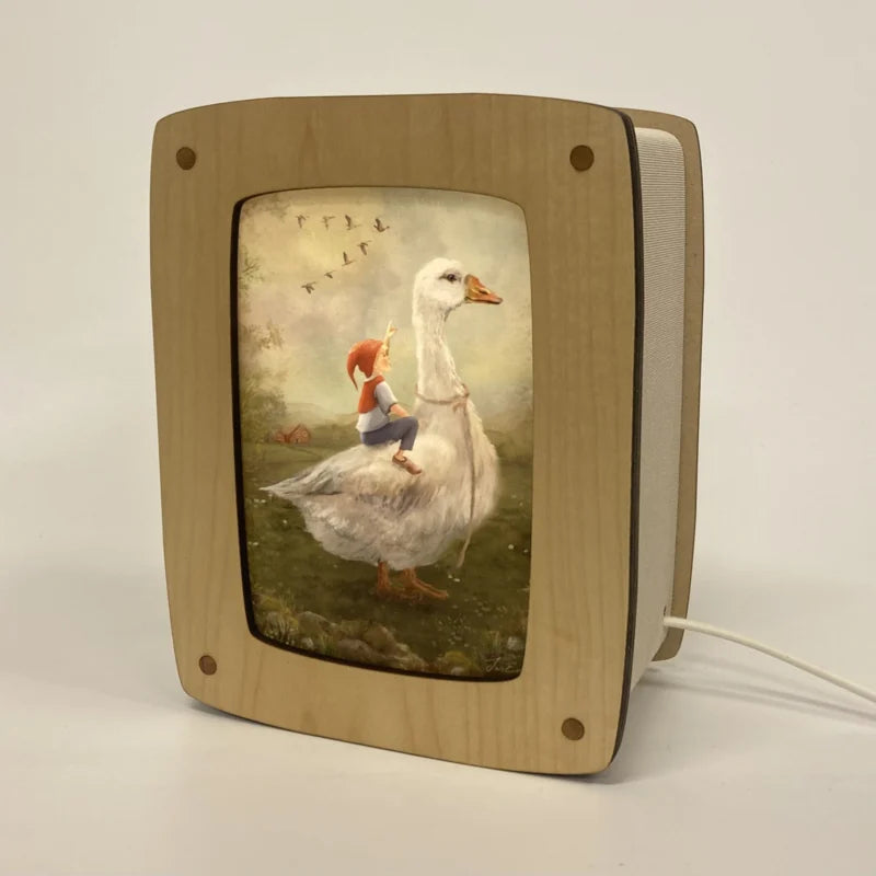 Kaartenlamp Luxe Versie Esdoornhout