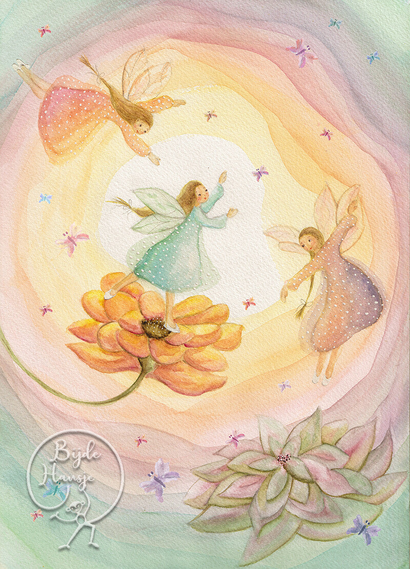 Card Butterfly Fairies