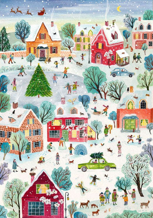 Puzzel Het Betoverde Kerstdorp