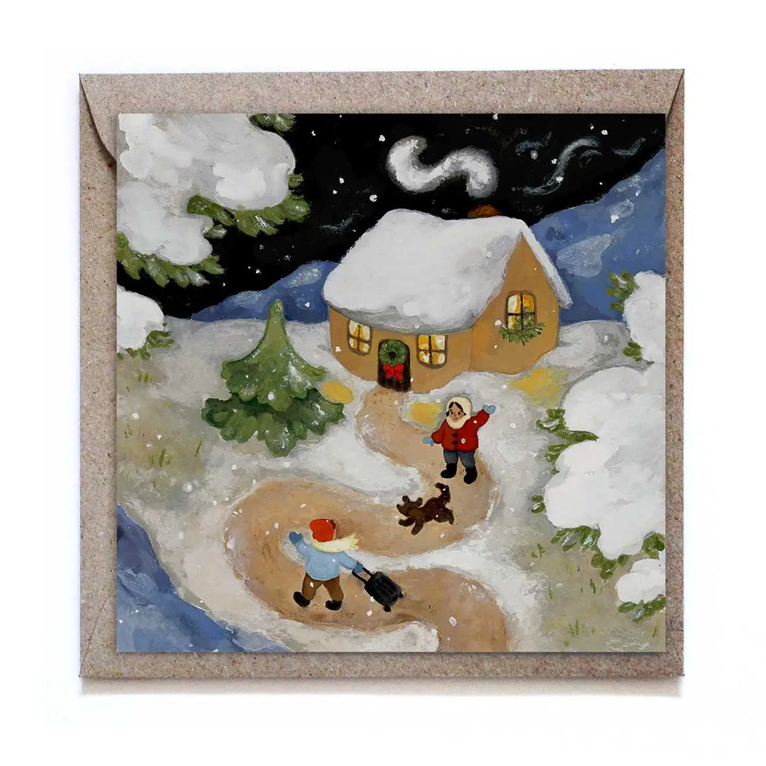 Kaart Coming home for Christmas