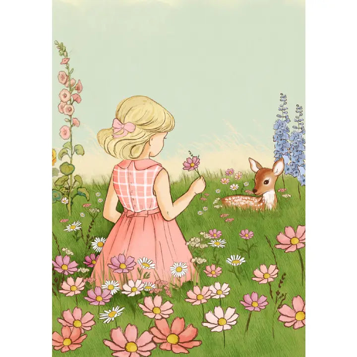 Flower Field Girl