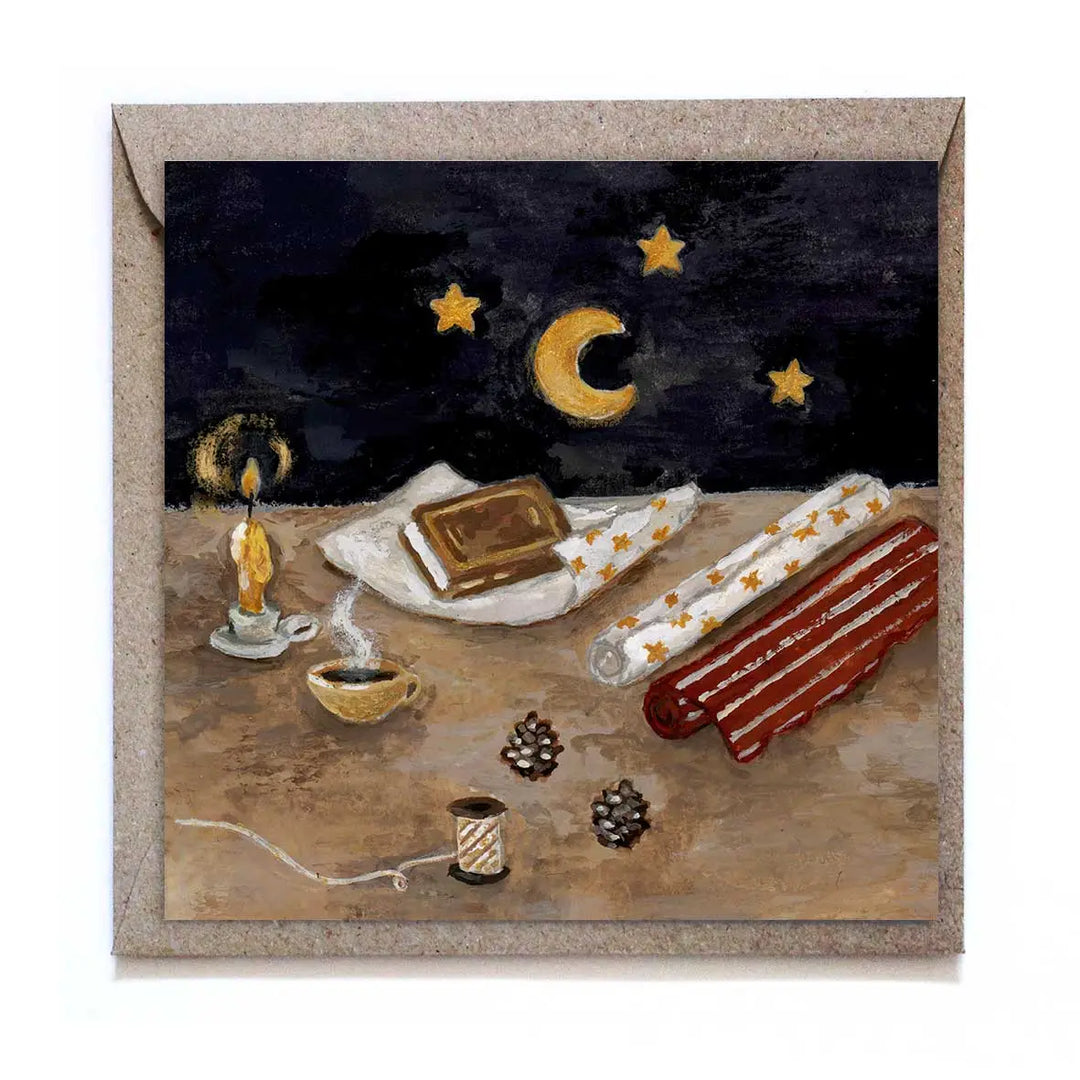 Kaart Gift table