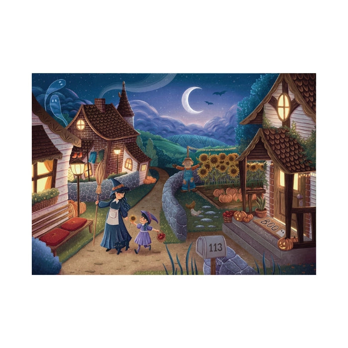 Puzzel Halloween Wandeling