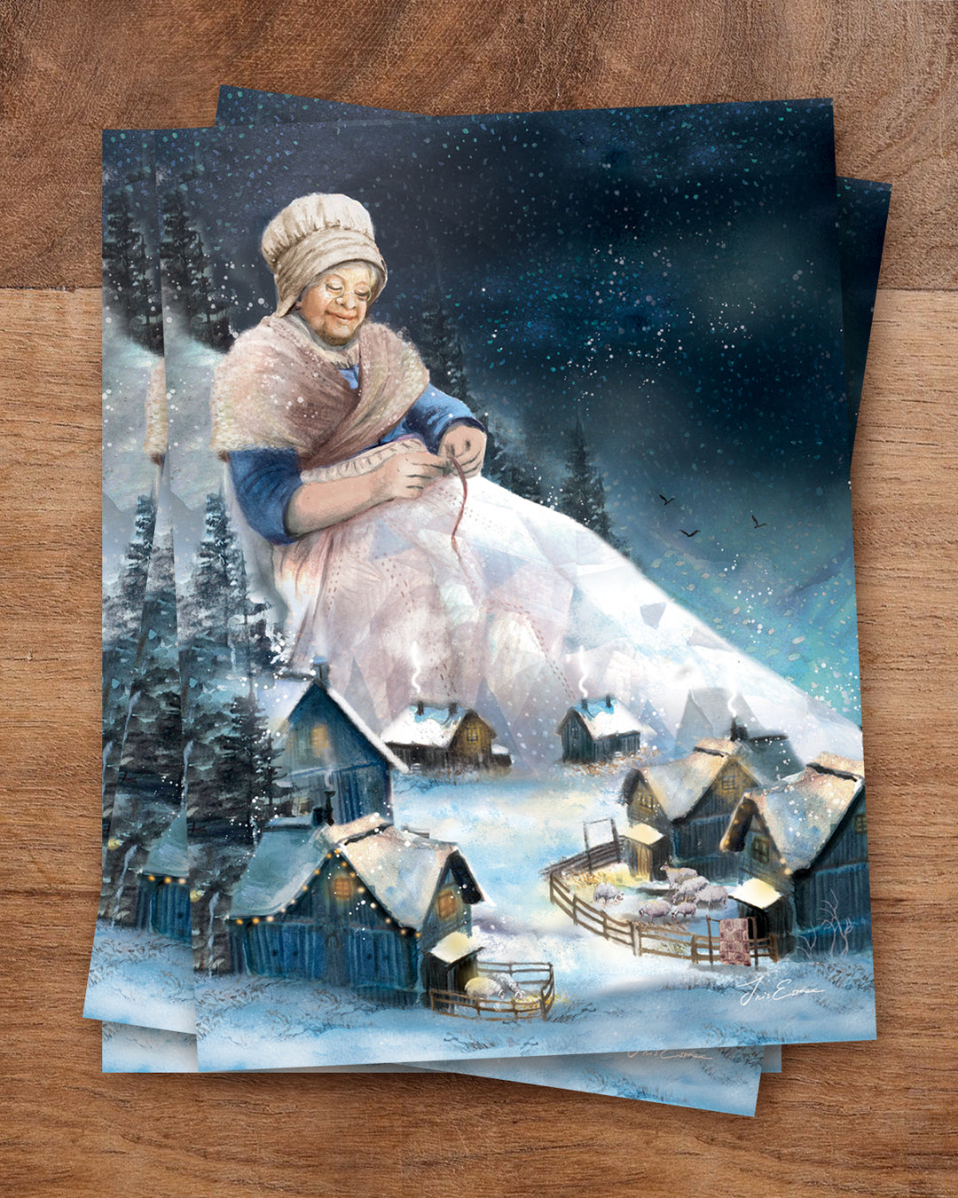 Kaart Blanket of snow