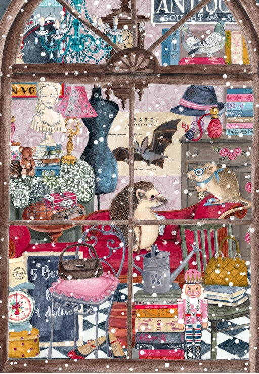 Puzzel Kerst boekwinkel