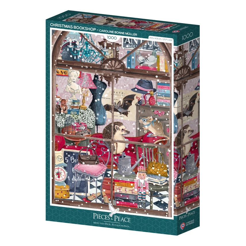Puzzel Kerst boekwinkel