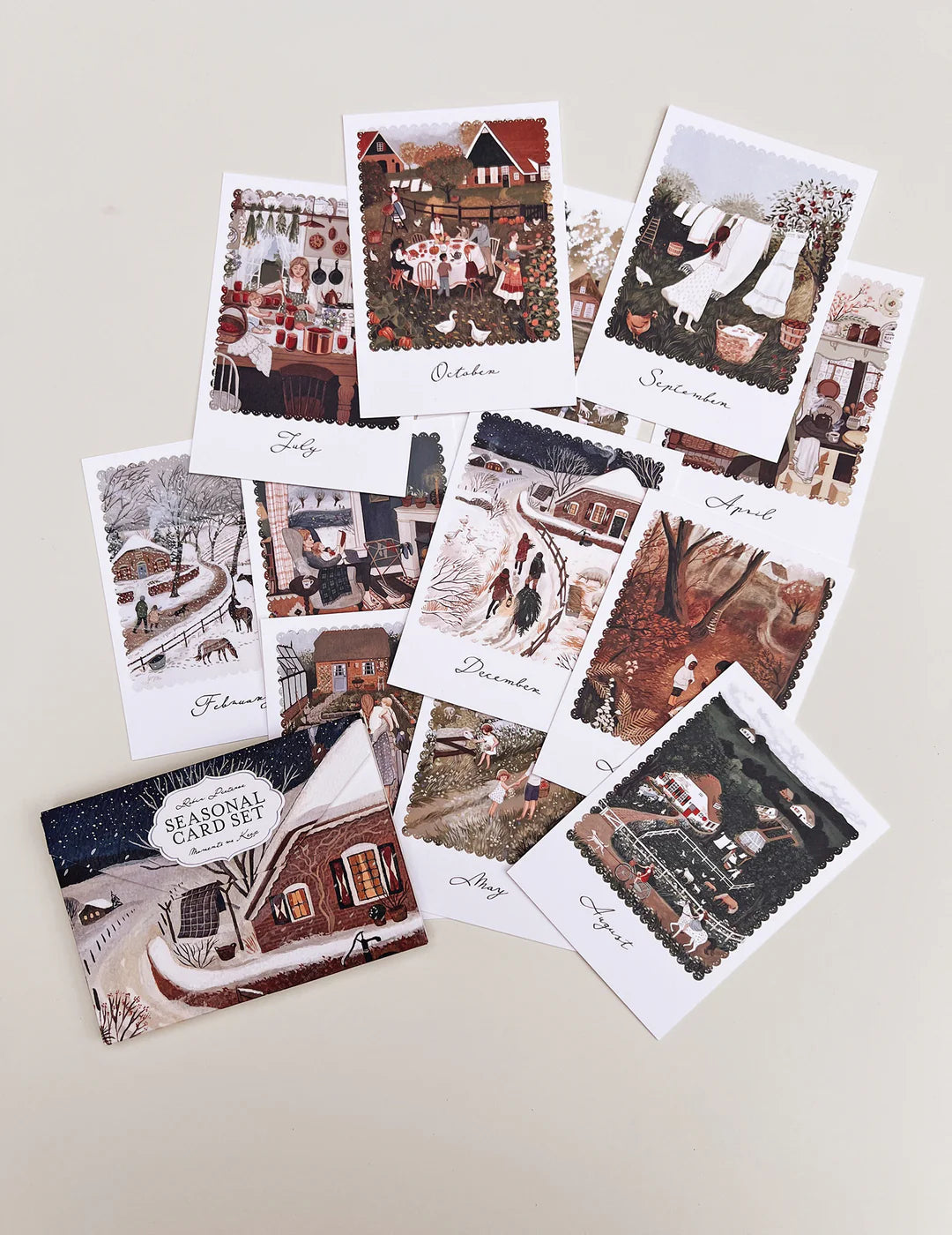 Seizoenskaarten set - MOMENTS WE KEEP