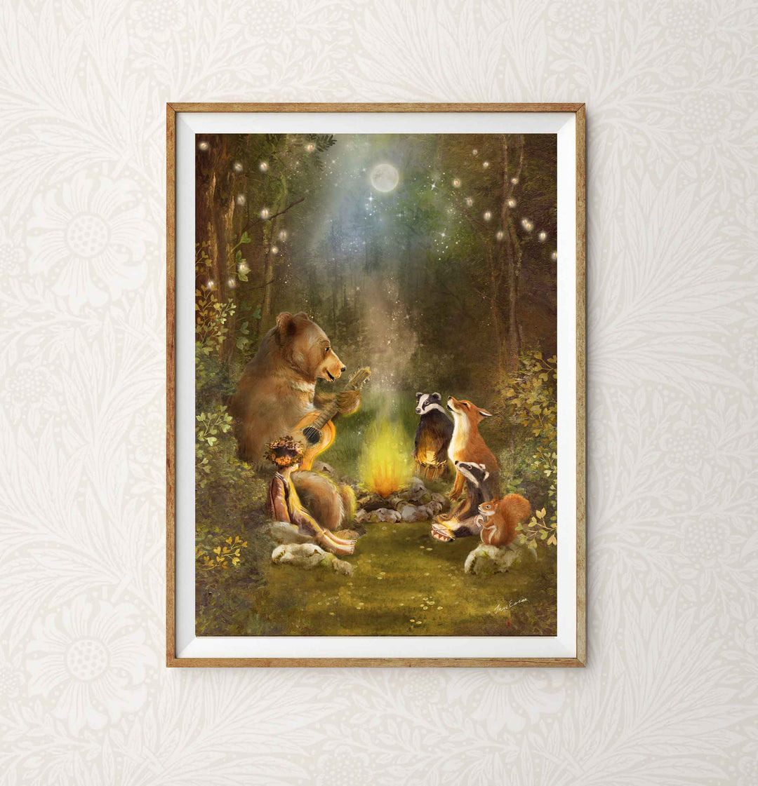 Artprint Campfire Song