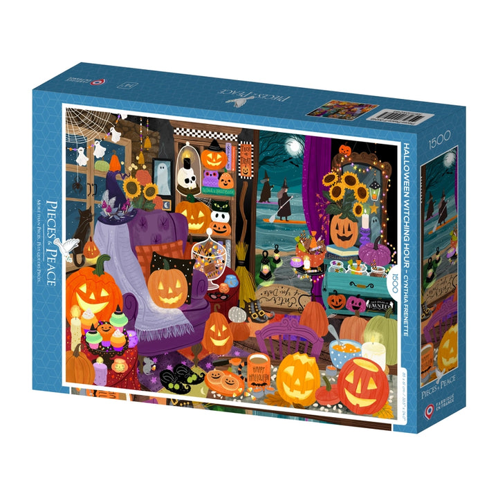 Puzzel Het uur van de Halloween Heksen
